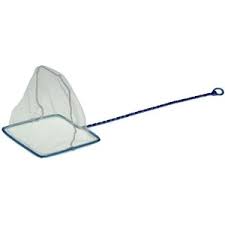 Rede Pega Peixe Redinha Aquário No4 12,5x15,5 Cor Azul